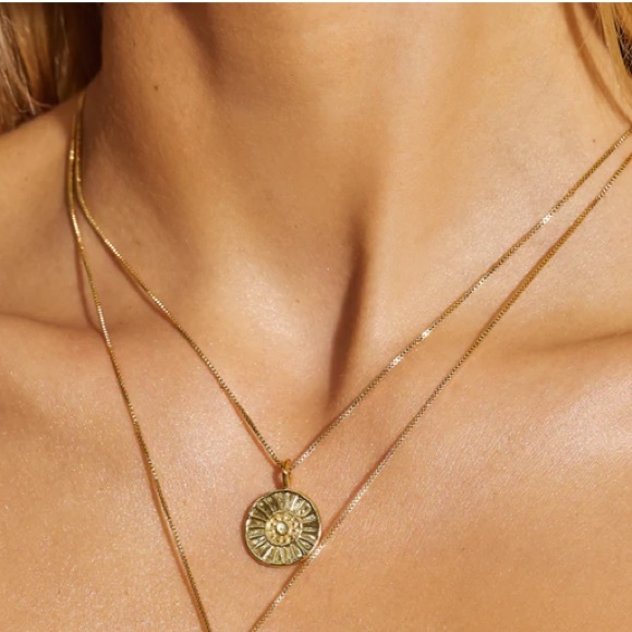 NWOT LUV AJ Gold Plated 14k antique gold shine new without tag - Picture 2 of 5